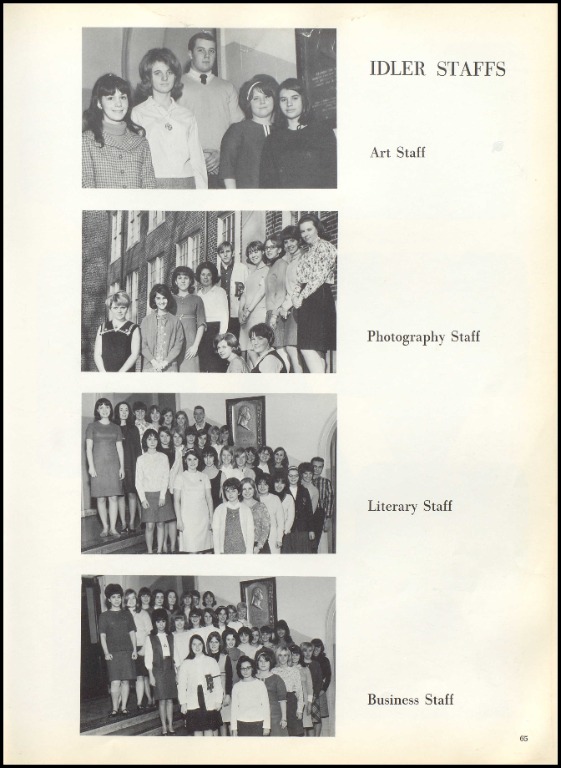 RPHS 1967 when we were Freshmen  1963-1964 Homeroom Class Pictures