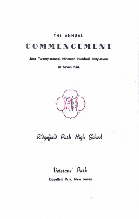 RPHS Class of 1967
Graduation Program